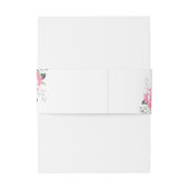 ピンクエレガントアジサイ・ユーカリ・モノグラム結婚ズ 招待状ベリーバンド (裏面例)