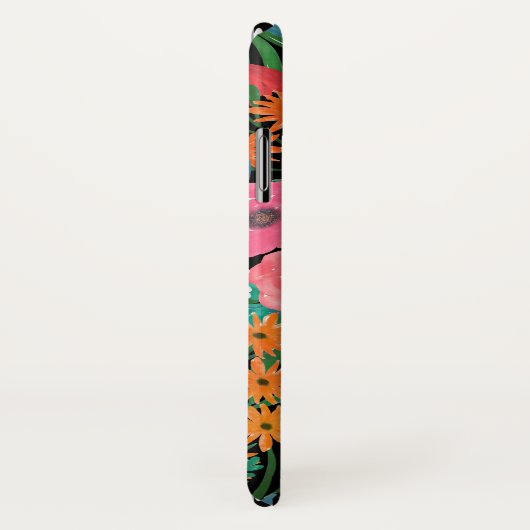 ピンクエレガントウウォータカラーフローラブーケデザイン Case-Mate iPhoneケース (裏面/右)