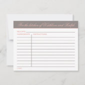 ピンクエレガントウォームグレーブライダルシャワーレシピ (正面)