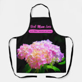 ピンクエレガントオレンジアジサイ エプロン (正面)