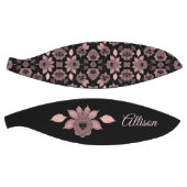 ピンクエレガントオンブラックレースヴィンテージスタイル バスケットボール (パネル)