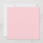 ピンクエレガントガーデンフラワーズブライダルシャワー 招待状 (裏面)