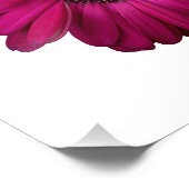 ピンクエレガントガーベラデイジーフォトプリント フォトプリント            (角)