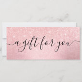 ピンクエレガントガーリーローズ金ゴールドグリッターメイクアップアーティスト (正面)