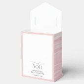 ピンクエレガントガール花赤ちゃんシャワーありがとう フェイバーボックス (オープン)