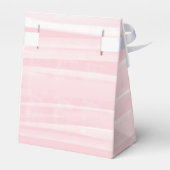 ピンクエレガントガール花赤ちゃんシャワーありがとう フェイバーボックス (裏面サイド)