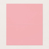 ピンクエレガントギンガムウォーターカラーガーデン 名刺 (内部フラット)