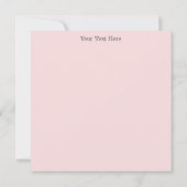 ピンクエレガントクオーツジェムマインド体スピリットエネルギー サンキューカード (裏面)