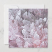 ピンクエレガントクオーツジェムマインド体スピリットエネルギー サンキューカード (正面)