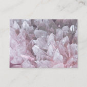 ピンクエレガントクオーツジェムマインド体スピリットエネルギー 名刺 (正面)