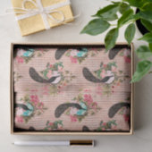 ピンクエレガントクジャク 薄葉紙 (ギフト)