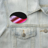 ピンクエレガントクスタイリッシュブラック 名札 (インサイチュ)