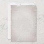 ピンクエレガントクリームフローラ緑75誕生日 招待状 (裏面)