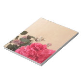 ピンクエレガントクリームフローラ ノートパッド (回転)