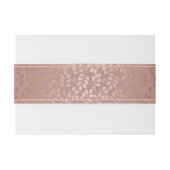 ピンクエレガントグラデーション金葉色 招待状ベリーバンド (裏面例)