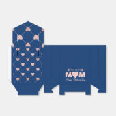 ピンクエレガントグリッターハートパター最高のン母さん フェイバーボックス (折り畳みなし)