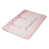 ピンクエレガントグームグリッタードリップバス バスマット (アングル)