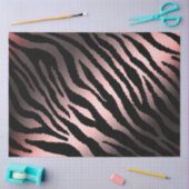 ピンクエレガントシルバータイガー 薄葉紙 (クラフト)