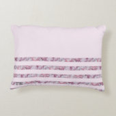 ピンクエレガントシンプルモダン名モノグラムテンプレート アクセントクッション (裏面)