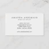 ピンクエレガントスタイリッシュグリッタースパークル 名刺 (裏面)