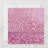 ピンクエレガントスパークルブーケ婚約招待状 招待状 (裏面)