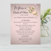 ピンクエレガントチューリップ結婚ブーケ メニュー (スタンド正面)