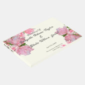 ピンクエレガントツツツジ&アイボリーフローラ結婚ズ ゲストブック (コーナー)