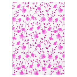 ピンクエレガントデイジーフローラテーブルクロス テーブルクロス