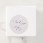 ピンクエレガントネイビーフローラ結婚のカスタム フェイバータグ (インサイチュ)