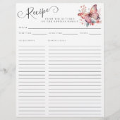 ピンクエレガントバタフライレシピのキッチンから (正面)