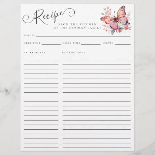 ピンクエレガントバタフライレシピのキッチンから