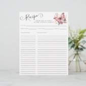 ピンクエレガントバタフライレシピのキッチンから (スタンド正面)