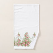 ピンクエレガントバラのガビクトリアンラン バスタオルセット (ハンドタオル)