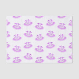 ピンクエレガントバレエ誕生日チュウウォータカラー 薄葉紙