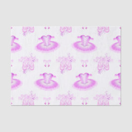 ピンクエレガントバレエ誕生日ツツ&ポインテシューズ 薄葉紙