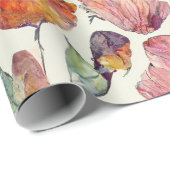 ピンクエレガントパステルウォーター結婚カラー&ブライダル ラッピングペーパー (ロールコーナー)