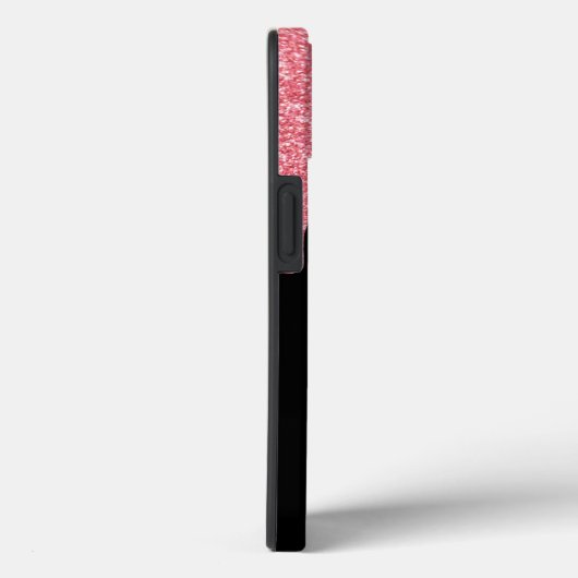 ピンクエレガントパーソナライズされたのキラキラ Case-Mate iPhoneケース (裏面 / 右)