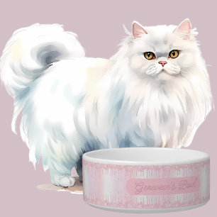 ピンクエレガントパーソナライズされたドリップグリッターキャットボウル ボウル