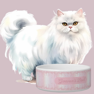 ピンクエレガントパーソナライズされたドリップグリッターキャットボウル ボウル