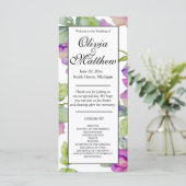 ピンクエレガントパープルウォーター色のフローラ結婚 (スタンド正面)