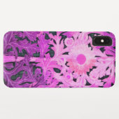 ピンクエレガントパープルデイジー葉フローラ Case-Mate iPhoneケース (裏面(横))