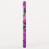 ピンクエレガントパープルデイジー葉フローラ Case-Mate iPhoneケース (裏面/右)