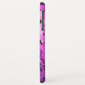 ピンクエレガントパープルデイジー葉フローラ Case-Mate iPhoneケース (裏面/左)