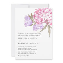 ピンクエレガントパープルフローラ結婚ズ