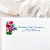 ピンクエレガントパープルフローラ ラベル (インサイチュ)