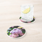 ピンクエレガントパープルブルーフローラアジサイ園 コースター (側面)