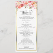 ピンクエレガントピーチフローラウォーター結婚カラー プログラム (正面)