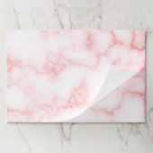 ピンクエレガントフェイクの大理石 ペーパーパッド (折り畳み)