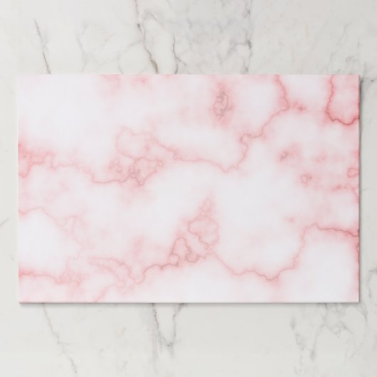 ピンクエレガントフェイクの大理石 ペーパーパッド (正面)