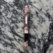 ピンクエレガントフェイクレースとブラック Case-Mate iPhoneケース